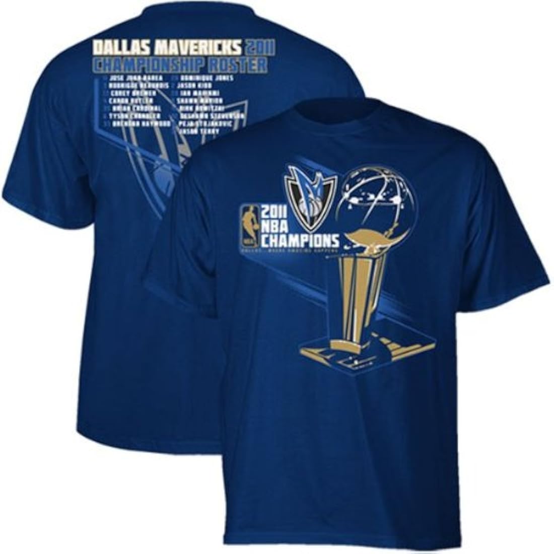 NBA Men's Dallas Mavericks 2011 Finals Champions Roster Tee